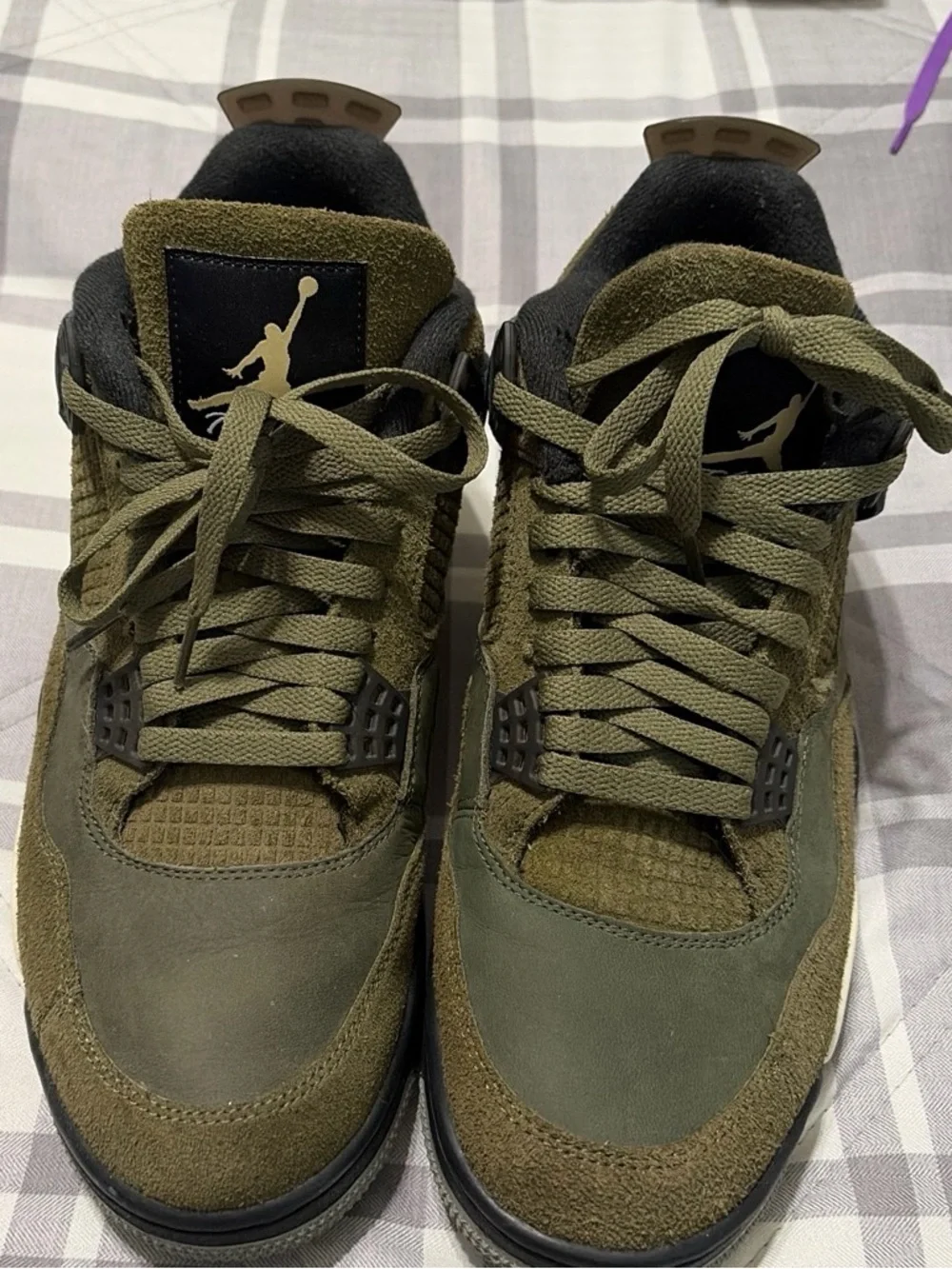 Jordan Men’s Sneakers - Olive Green Suede